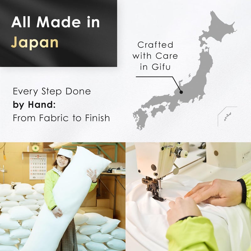 Comodo Luxury Body Pillow High-End Class (Made in Japan / 63 x 20 inch (160 x 50cm)) Dakimakura Pillow for Side Sleepers (Anime/Maternity) CMD9900LS Genuine Product Fabric Feel Level up - Image 3